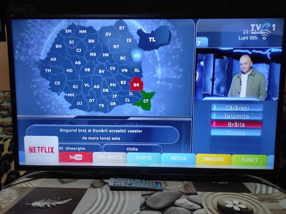 Smart tv Sharp 102 cm