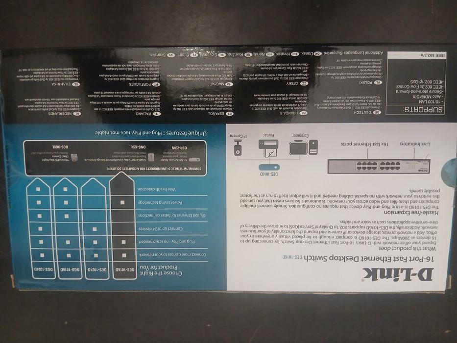 Switch D-Link 16 Port