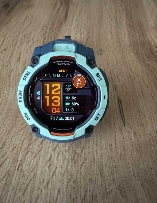 Garmin Instinct 3, 50mm, AMOLED, Neotropic, curea Twilight