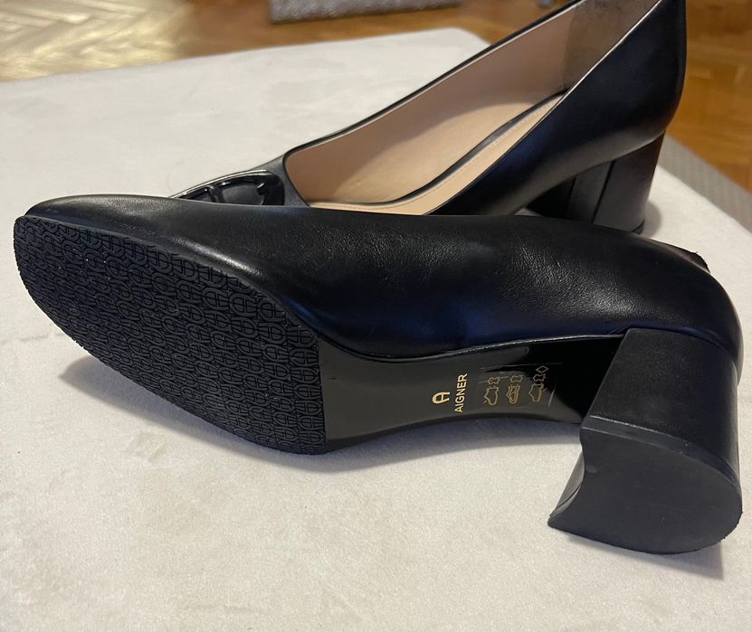 Aigner Кожени Обувки с Ток