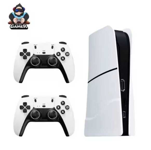 Конзола RS5, 45 000+ игри, Два безжични джойстика, 4K UltraHD