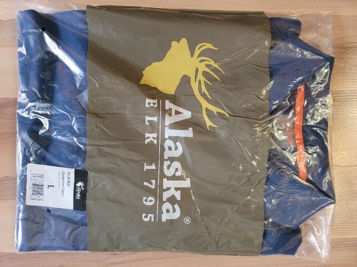 Поло ловна тениска Alaska Elk Glenmore / Нова / Синя / Размер - L