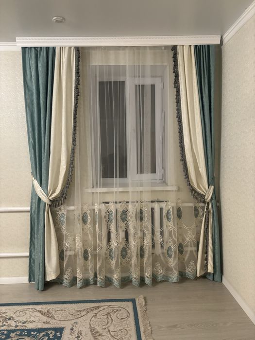 Тюли с шторами на гардины 3,5 и 2,5 м