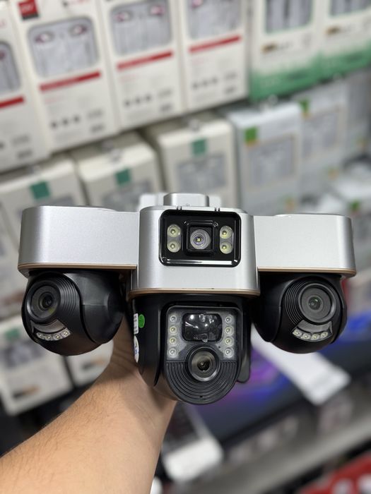 Солнечная камера 4G 360 градус / Доставка 24/7