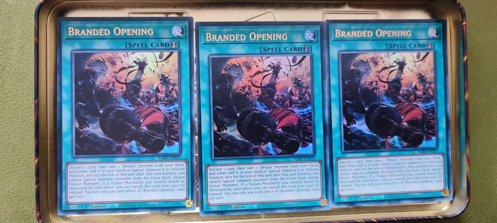 Branded cards Yu-Gi-Oh