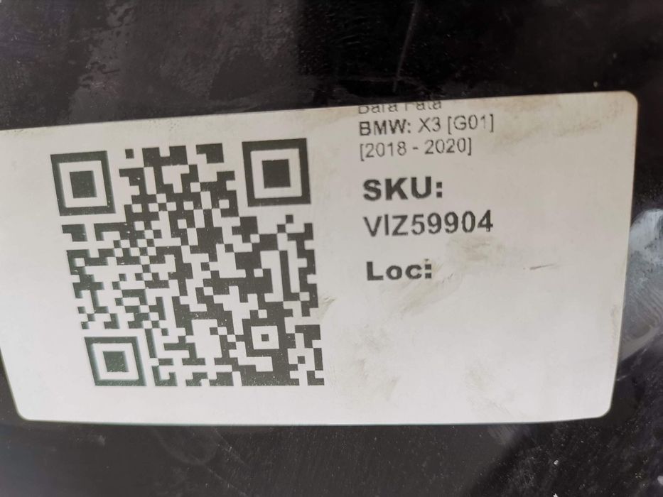 Предна броня БМВ Х3 / BMW X3 [G01] [ - ] Оригинална и в добро състояни