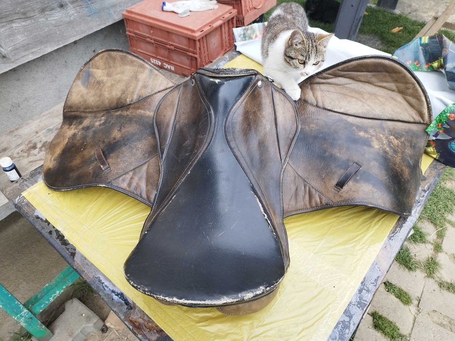 Șa de piele Germania călărie cai