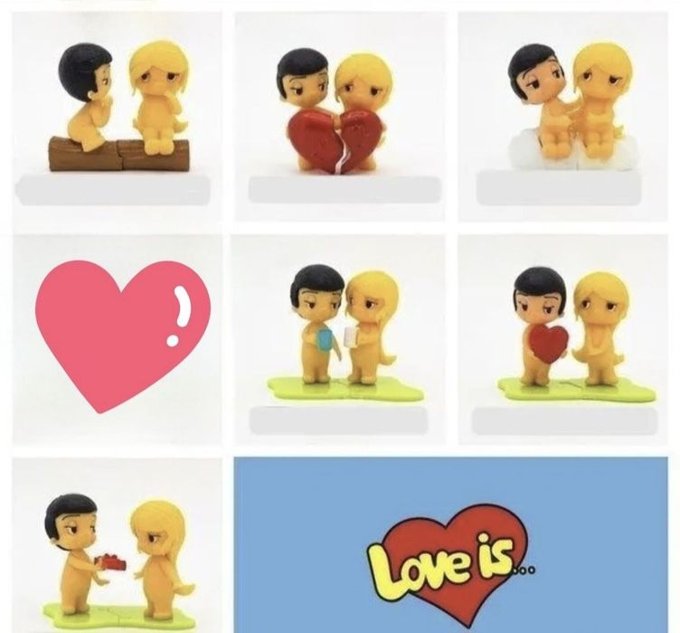 Коллекция фигурок Love is