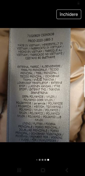 Geaca puf Belstaff M nouă