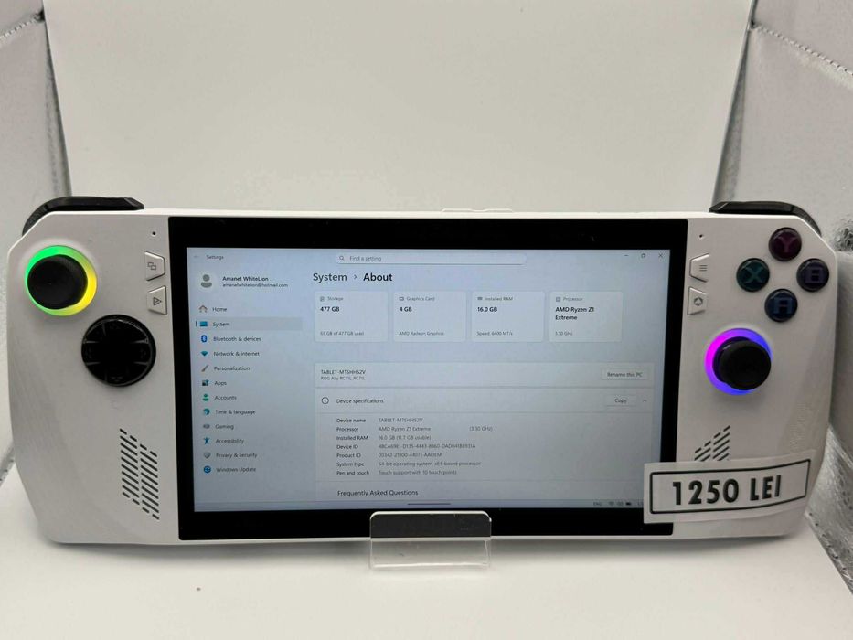 Asus Rog RC71L RyzenZ1 Extrem