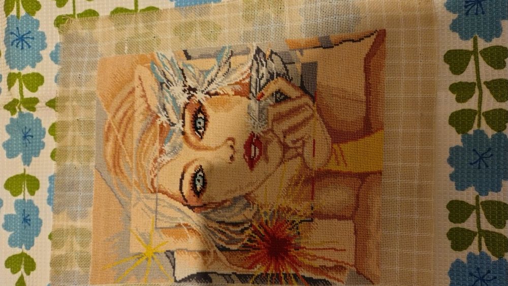 Goblene cusute față verso