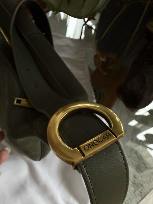 Geantã ONOCAN- OLIVIA Small Velur Verde