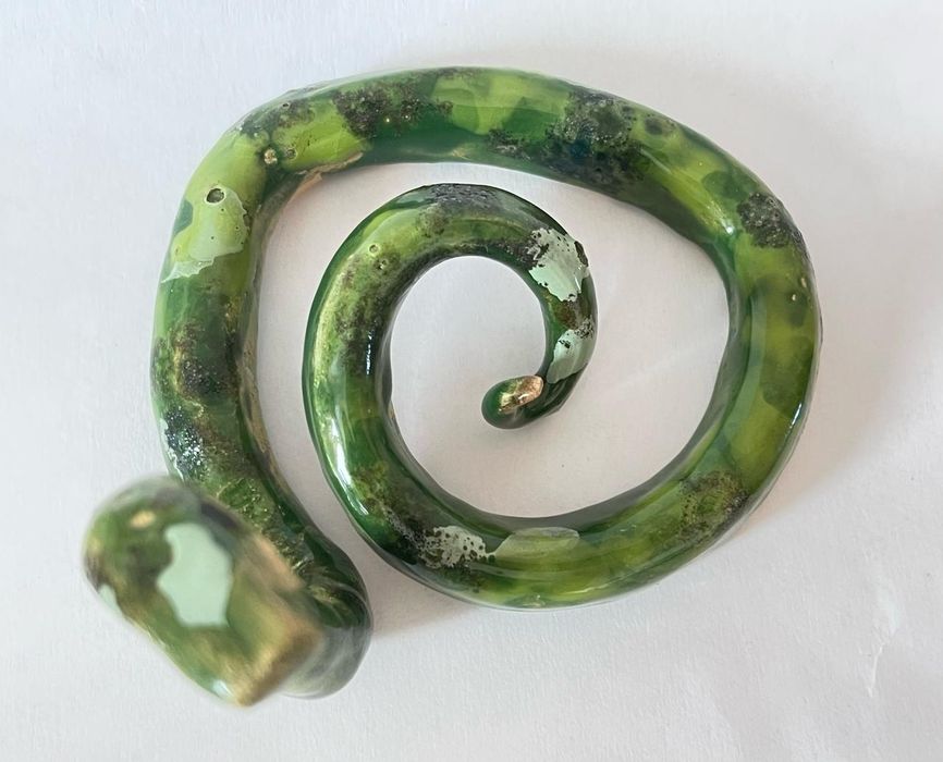 Змея зелёная. Декорация