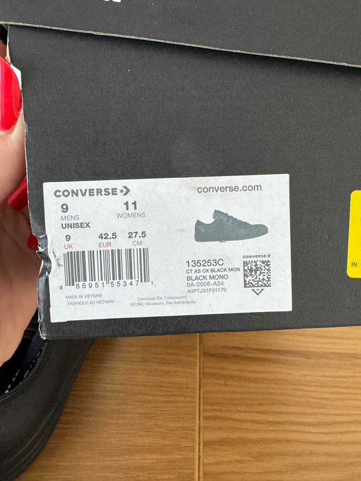 Tenesi Converse piele 42,5