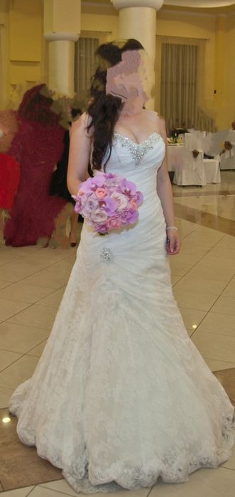 Vand rochie de mireasa tip sirena  marimea M, Sofia Tolli