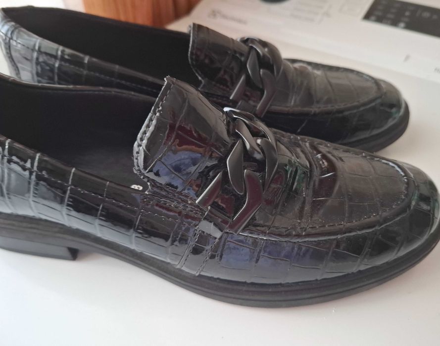 Pantofi dama Remonte,negru ,numarul 38