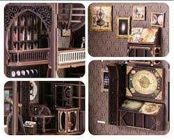 Музей на астрономията - DIY Book Nook Kit, 3D дървен пъзел