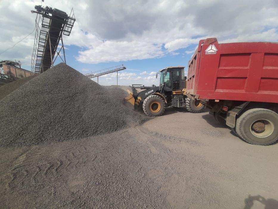 грузоперевозки Щебень галька отсев песок  Астана  вывоз мусора