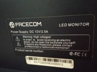 Manitor Facecom 165Hz. 27 Razmer IPS ekran