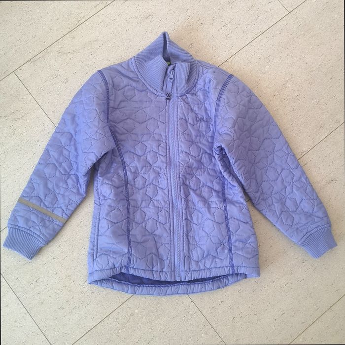 Детско синьо капитонирано яке за момиче CELAVI