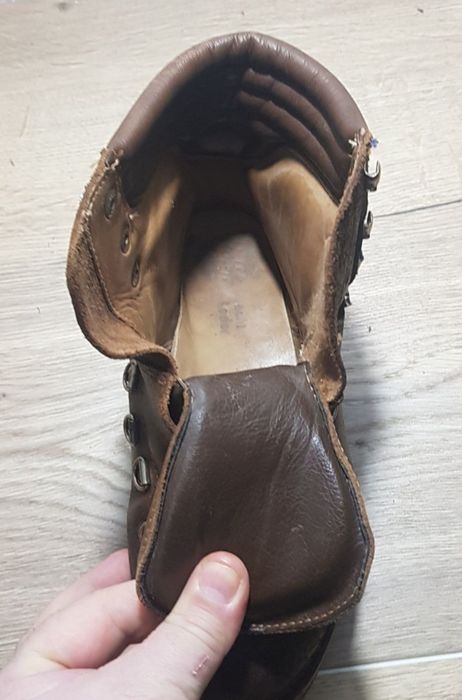 Bocanci HANWAG Bergell piele ghete de vânătoare alpinism colțari 37, 5