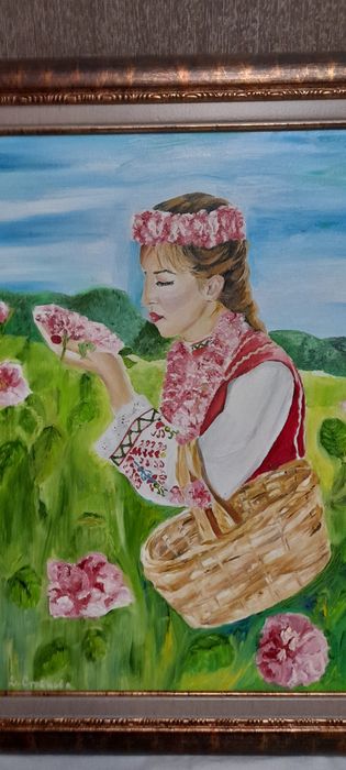 Картина ,,Розоберачка" размери 35/45 снимка 2-ра