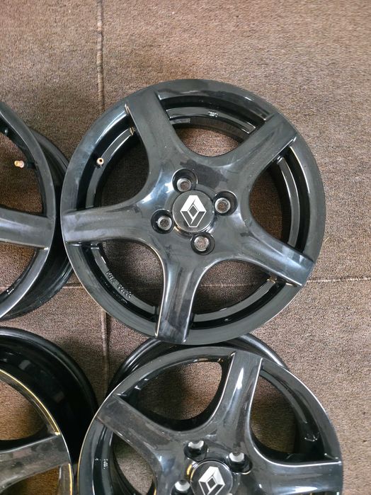 4 Jante Aliaj 4x100 15'' 5.5J ET 40 - Renault Clio Twingo / Dacia Logan Sandero Dokker