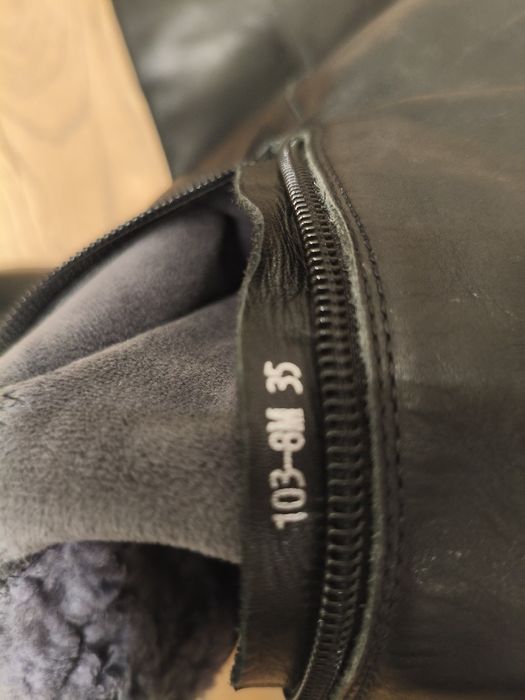 Сапоги женские, кожаные