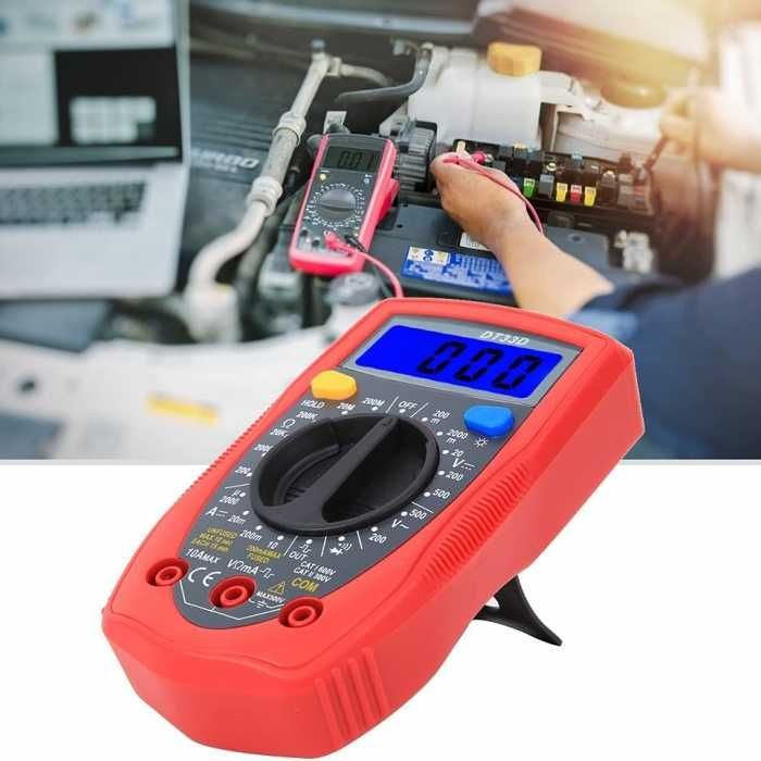 Дигитален мултиметър DT33D – Компактен измервателен уред с LCD дисплей