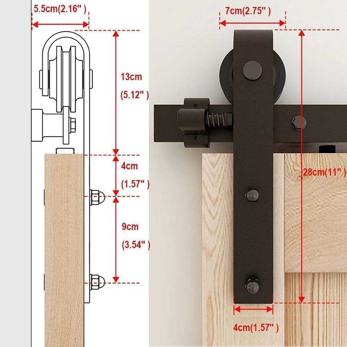 Kit montare , mecanism usa glisanta, role, manere