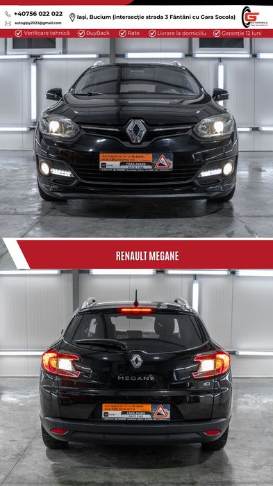 Renault Megan Break 15dci Euro6 Navi Climatronic Garanție Rate  TBI