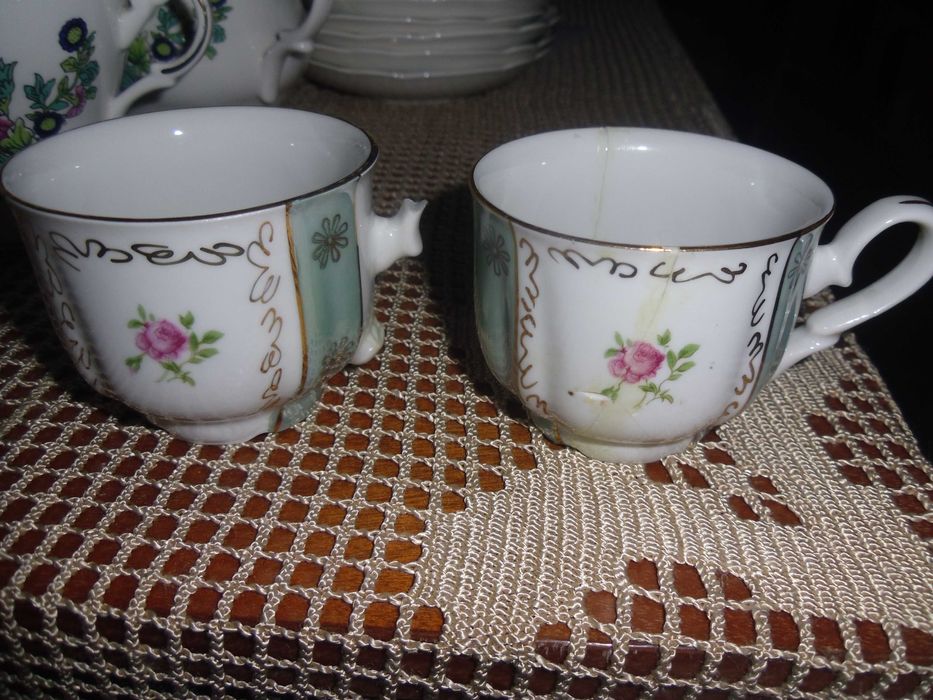 serviciu  pt cafea ,portelan fin ,vechi