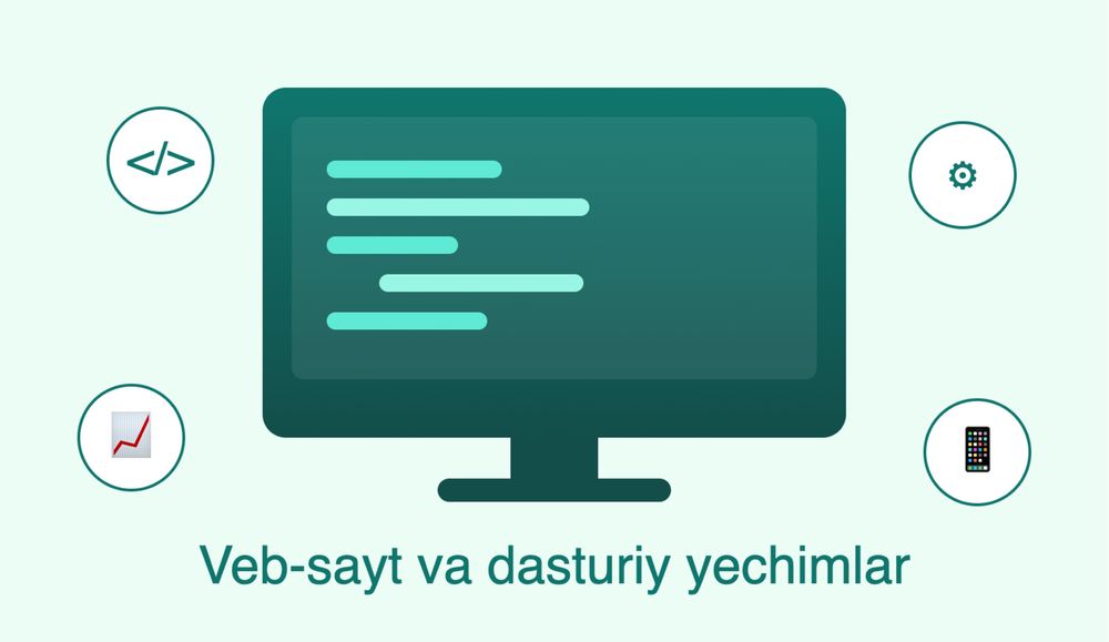 Veb-sayt va dasturiy yechimlar — tez va sifatli