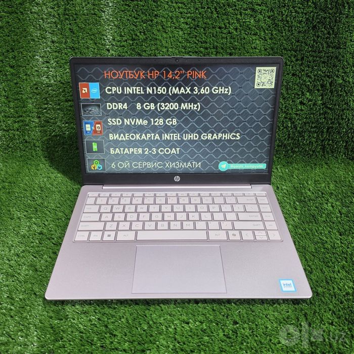 Hp pink cpu n150 8gb 128gb