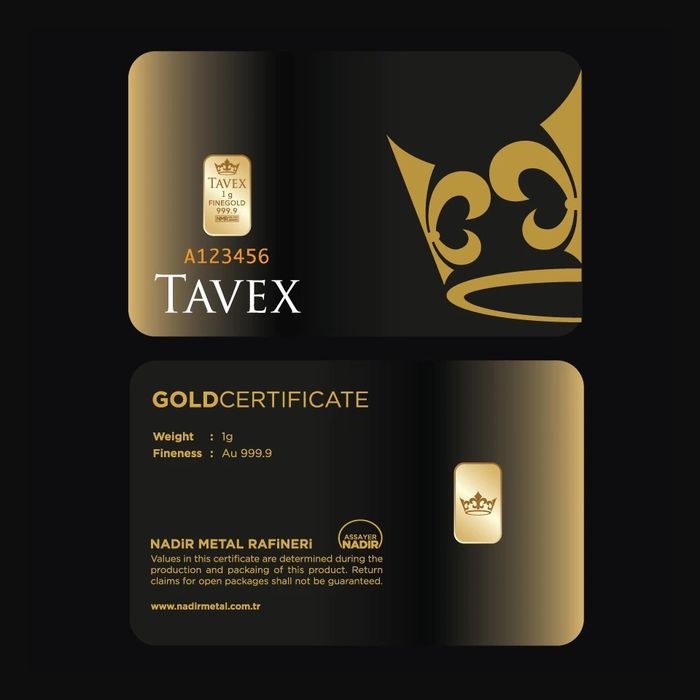 Златно кюлче Tavex