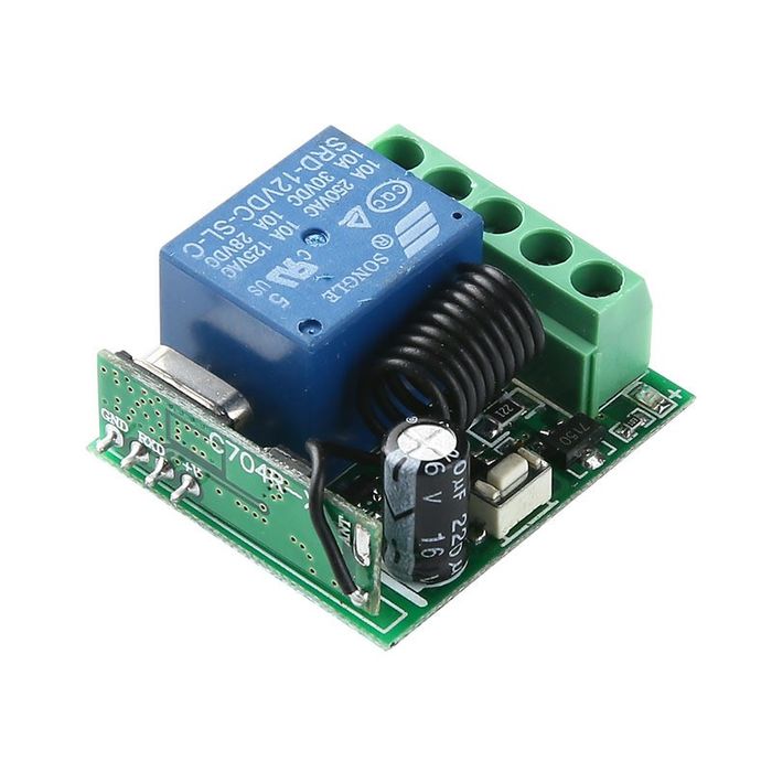 Реле с дистанционно управление в корпус 1CH 433Mhz 12V