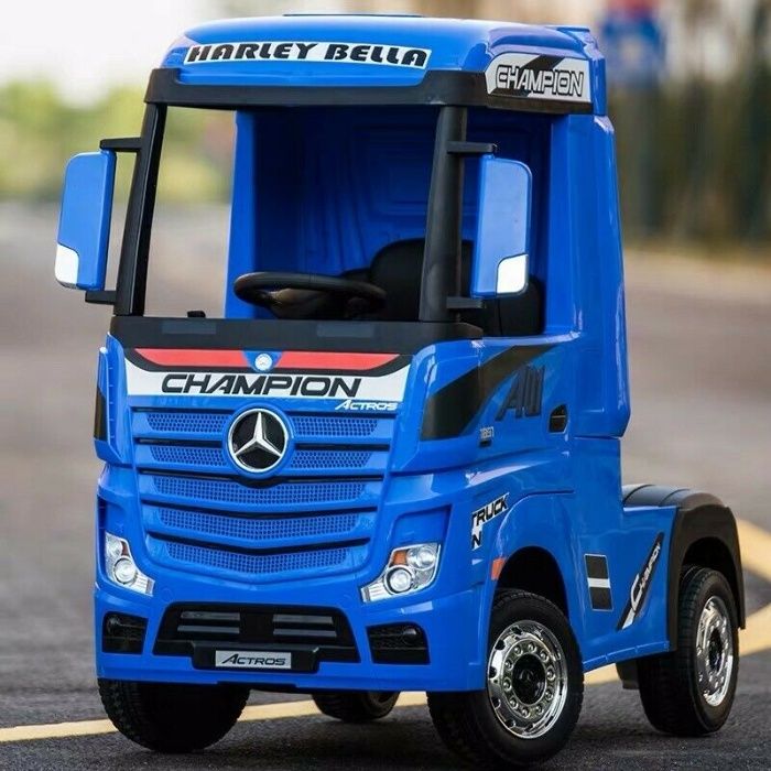 Camion electric pentru copii Mercedes Actros 4x35W 24V #Blue