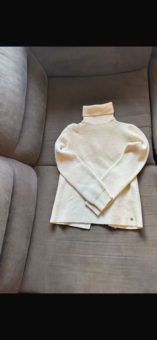 Pulover alb Elisabetta Franchi