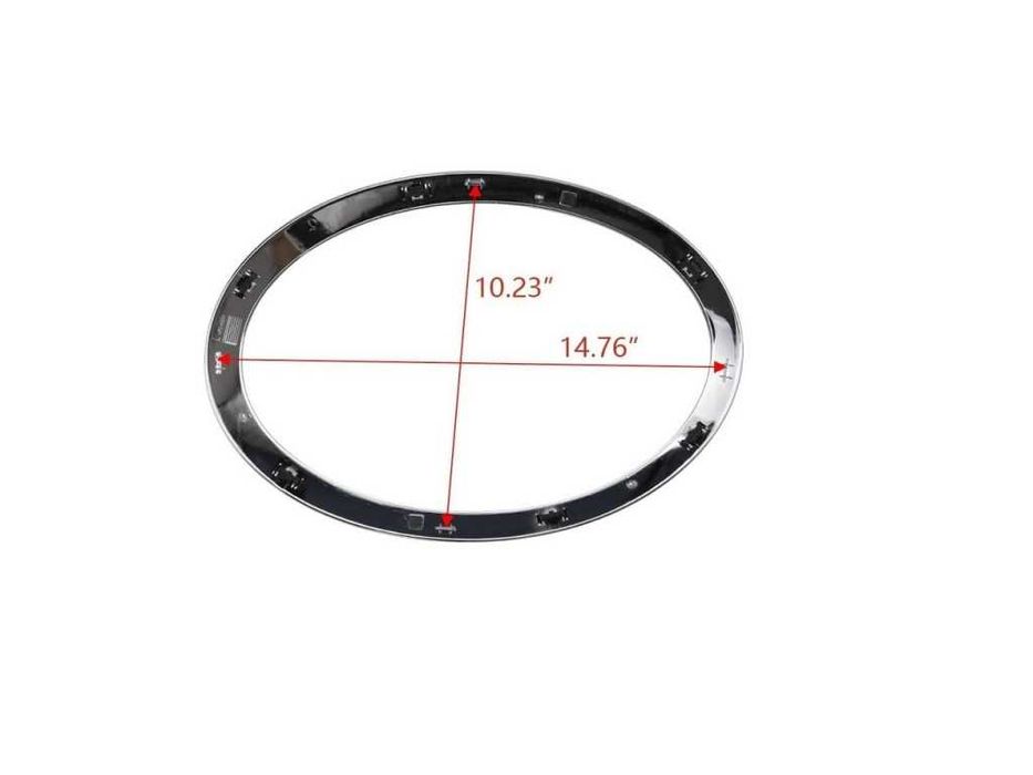 Декоративен пръстен за фарове на Mini за ляв и десен фар