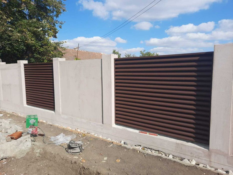 Garduri din panou stil jaluzele de diferite modele si dimensiuni