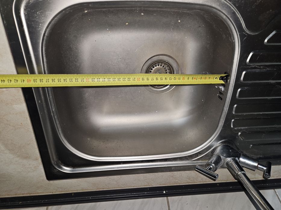 Мивка за кухня със сифон и батерия