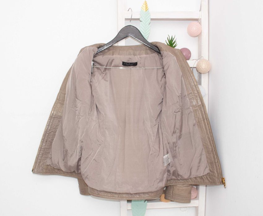 TWINSET Simona Barbieri дамско яке естествена кожа капитонирано S