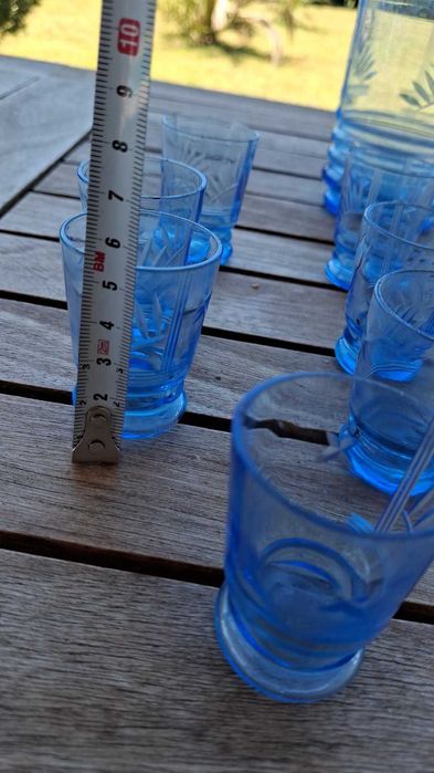 Сервиз за ракия, Чешки бохемски арт