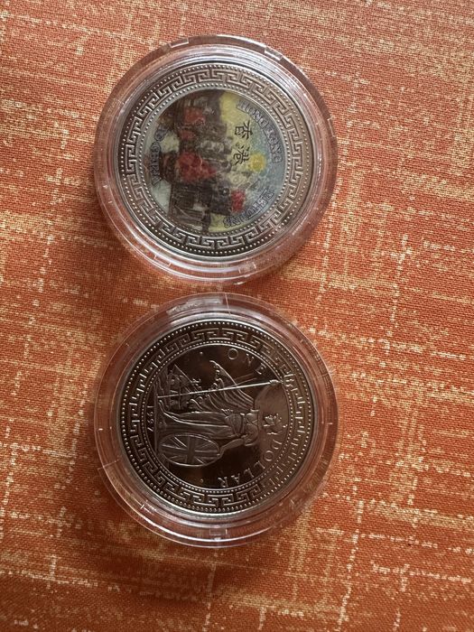 Сувенирна монета 2 x 1 dollar 1997г.