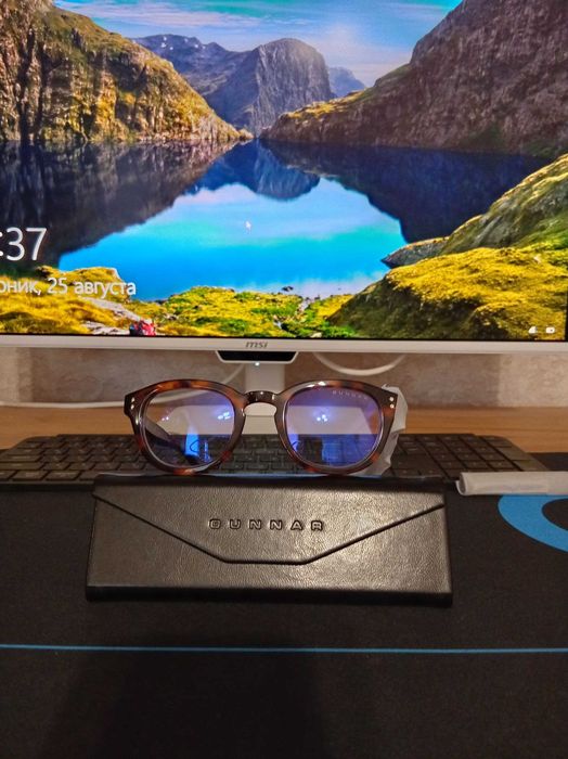 GUNNAR Emery Tortoise Onyx Clear — компьютерные очки