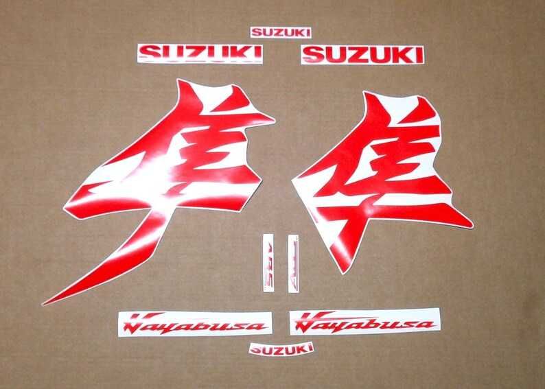 Стикери Сузуки Хаябуса 3-та генерация различни цветове Suzuki hayabusa