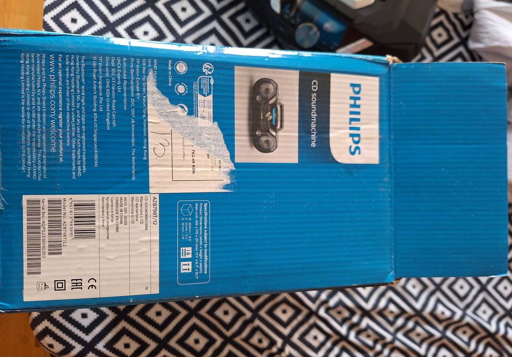 Philips Microsistem audio AZB798T/12