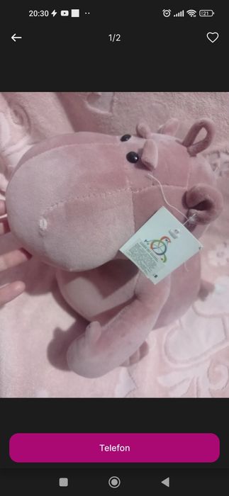 Begemot yumshoq o'yinchoq sotiladi