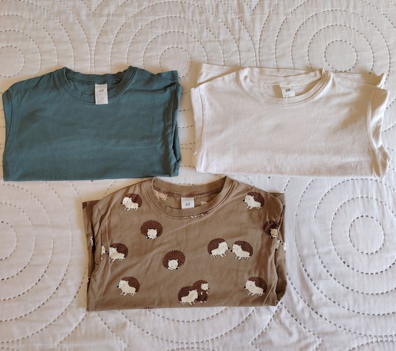 Topuri/tricouri cu mânecă lungă, H&M, mărimea 104