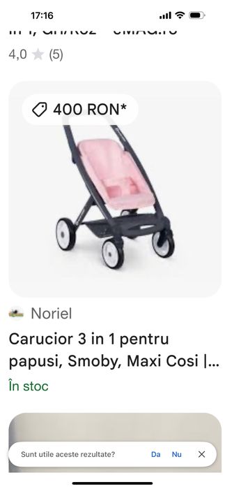 Cărucior jucarie